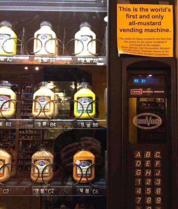 all mustard vending machine, mustard vending machine, mustard vending machine funny picture, funny mustard vending machine picture