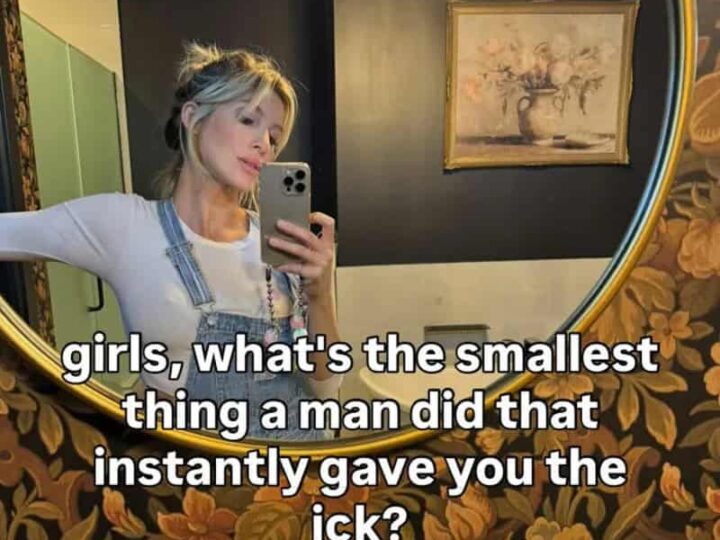 Girls, what's the smallest thing a man did that instantly gave you the ick?.