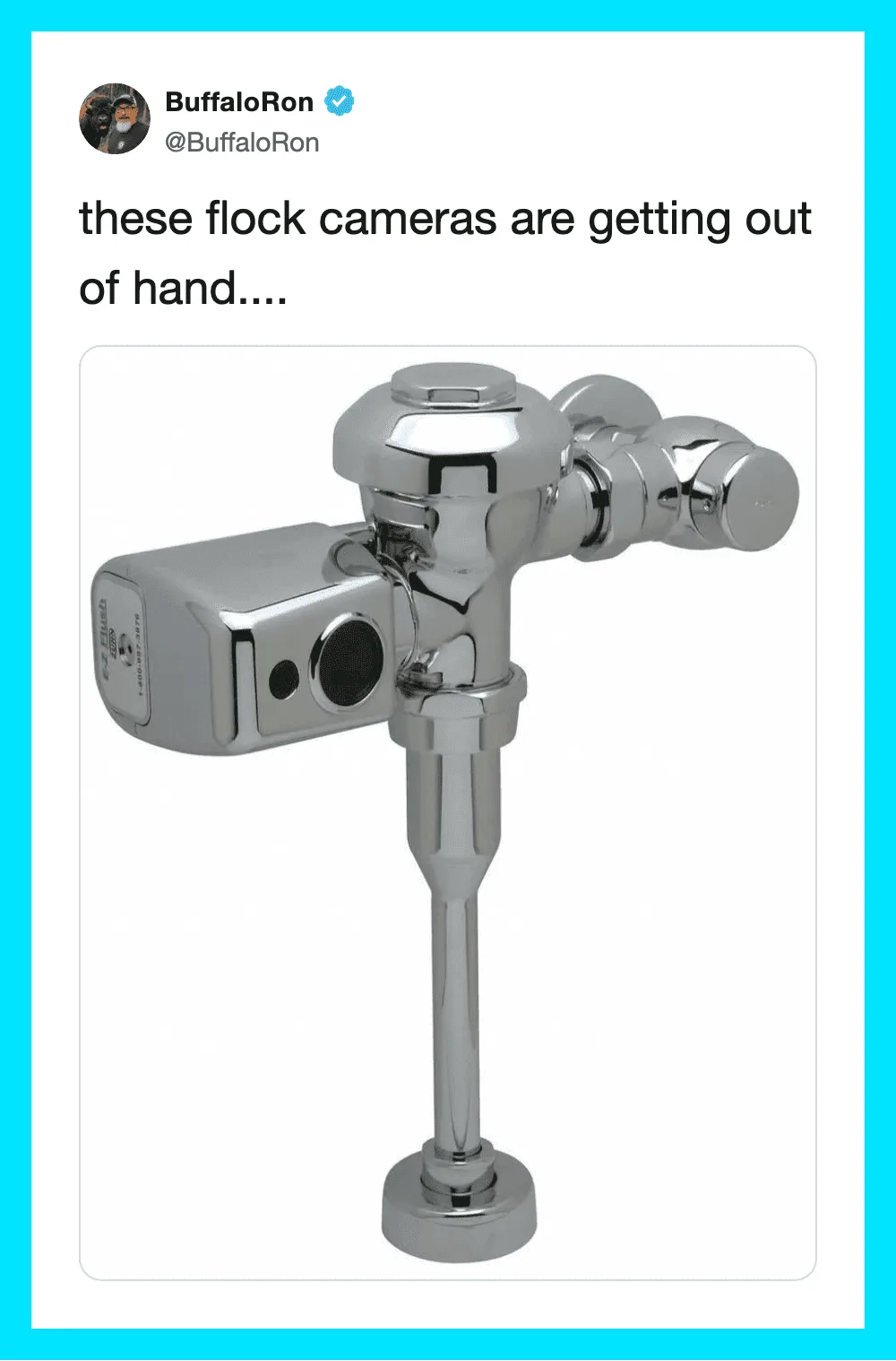Flock cameras are getting out of hand, as shown by this unusual camera fixture.